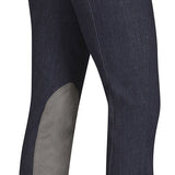 Kerrits Women's Stretch Denim Extended Knee Patch Bootcut Riding Jeans