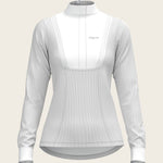  Stripes in Grey Short Pleated Long Sleeve Show Shirt - Espoir Equestrian - Equiluxe Tack