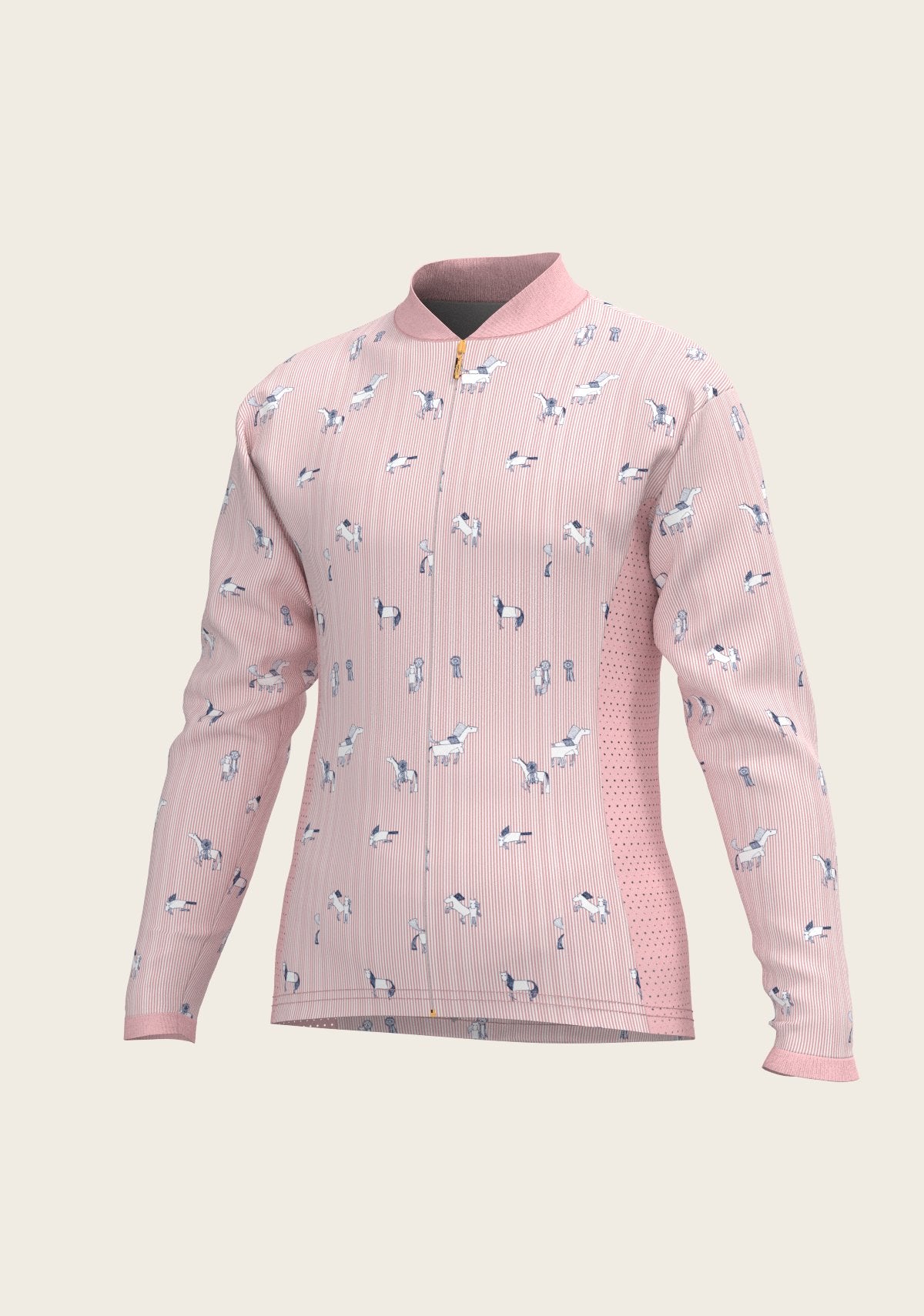 Stripes in Rose Children's Long Sleeve Shirt - Espoir Equestrian - Equiluxe Tack