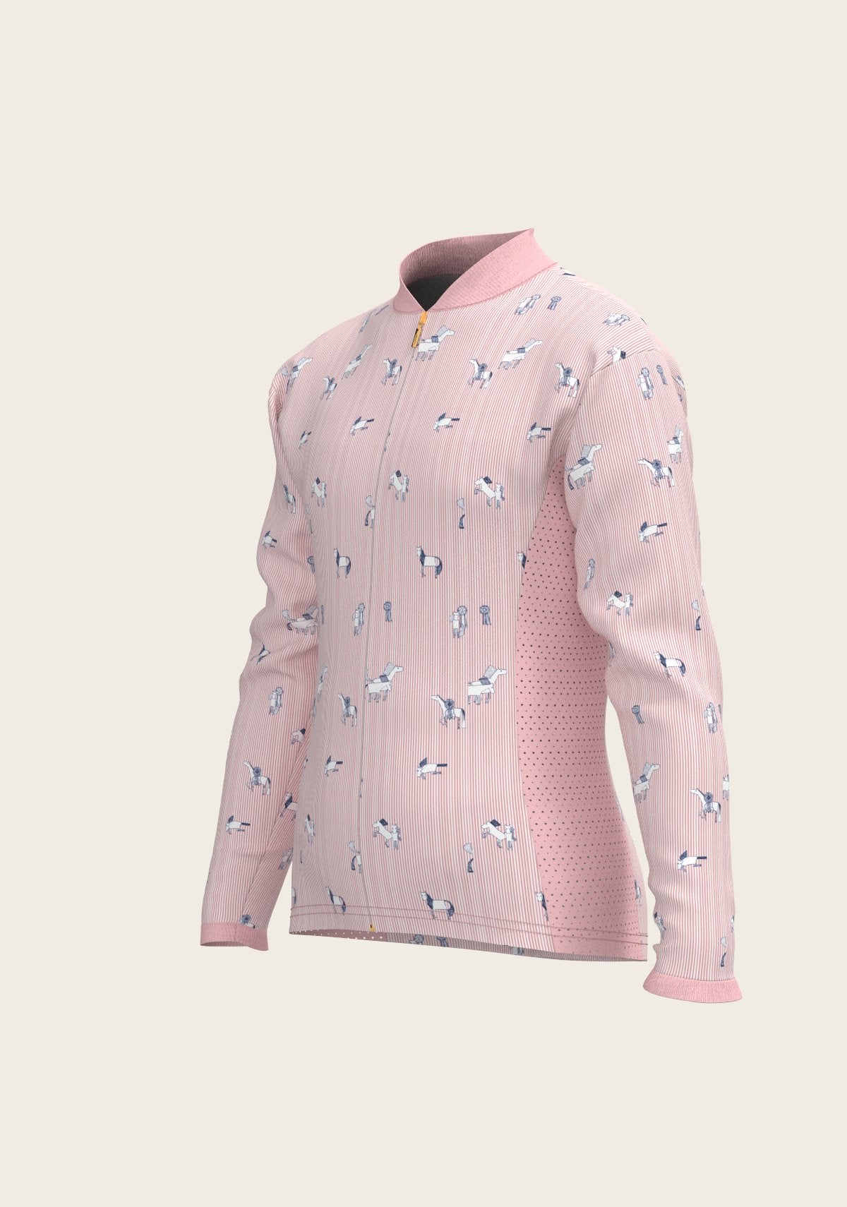 Stripes in Rose Children's Long Sleeve Shirt - Espoir Equestrian - Equiluxe Tack