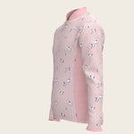 Stripes in Rose Children's Long Sleeve Shirt - Espoir Equestrian - Equiluxe Tack