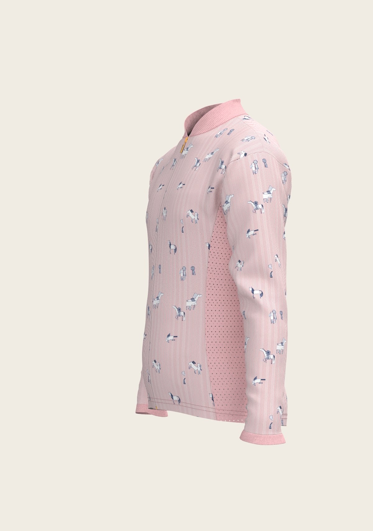 Stripes in Rose Children's Long Sleeve Shirt - Espoir Equestrian - Equiluxe Tack