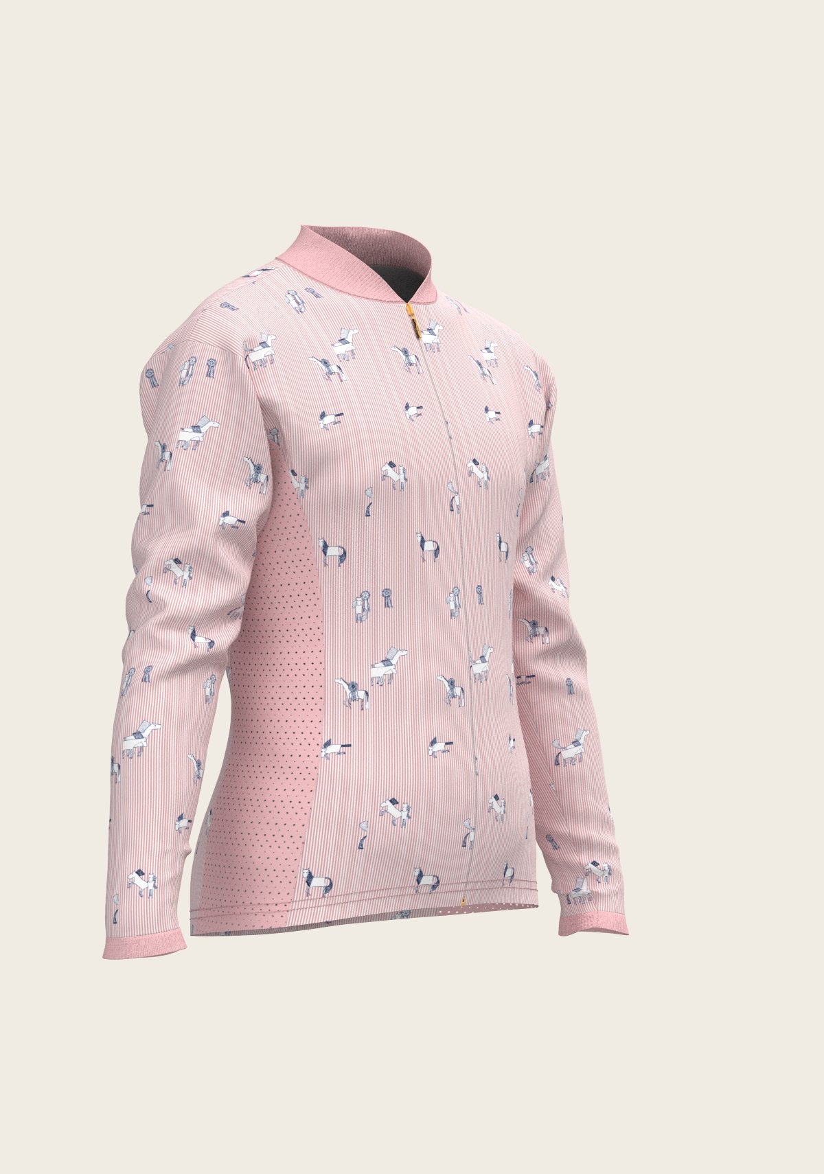 Stripes in Rose Children's Long Sleeve Shirt - Espoir Equestrian - Equiluxe Tack