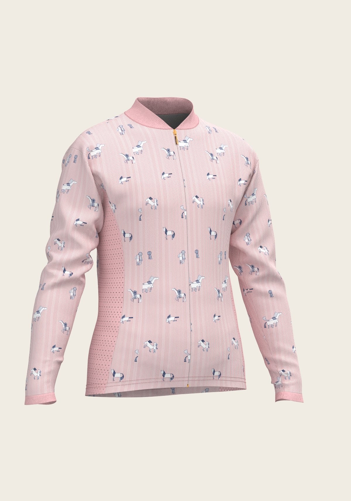 Stripes in Rose Children's Long Sleeve Shirt - Espoir Equestrian - Equiluxe Tack