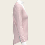 Stripes in Rose Short Pleated Long Sleeve Show Shirt - Espoir Equestrian - Equiluxe Tack