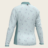  Stripes in Sky Blue Children's Long Sleeve Shirt - Espoir Equestrian - Equiluxe Tack