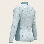  Stripes in Sky Blue Children's Long Sleeve Shirt - Espoir Equestrian - Equiluxe Tack