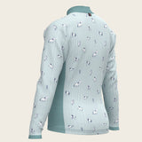  Stripes in Sky Blue Children's Long Sleeve Shirt - Espoir Equestrian - Equiluxe Tack