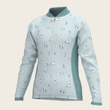  Stripes in Sky Blue Children's Long Sleeve Shirt - Espoir Equestrian - Equiluxe Tack