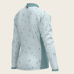  Stripes in Sky Blue Children's Long Sleeve Shirt - Espoir Equestrian - Equiluxe Tack