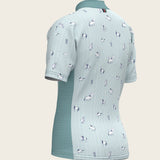  Stripes in Sky Blue Children's Short Sleeve Shirt - Espoir Equestrian - Equiluxe Tack