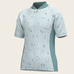  Stripes in Sky Blue Children's Short Sleeve Shirt - Espoir Equestrian - Equiluxe Tack