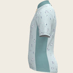  Stripes in Sky Blue Children's Short Sleeve Shirt - Espoir Equestrian - Equiluxe Tack