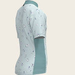  Stripes in Sky Blue Children's Short Sleeve Shirt - Espoir Equestrian - Equiluxe Tack