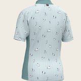  Stripes in Sky Blue Children's Short Sleeve Shirt - Espoir Equestrian - Equiluxe Tack