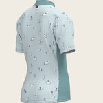  Stripes in Sky Blue Children's Short Sleeve Shirt - Espoir Equestrian - Equiluxe Tack