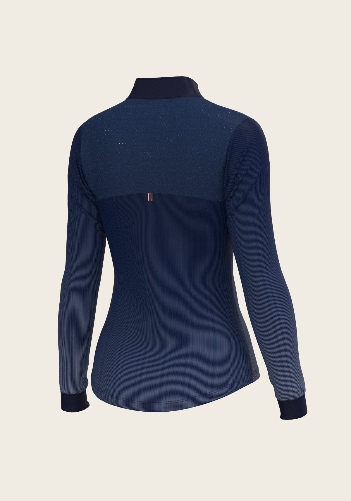 Stripes on Navy Sport Sun Shirt - Espoir Equestrian - Equiluxe Tack