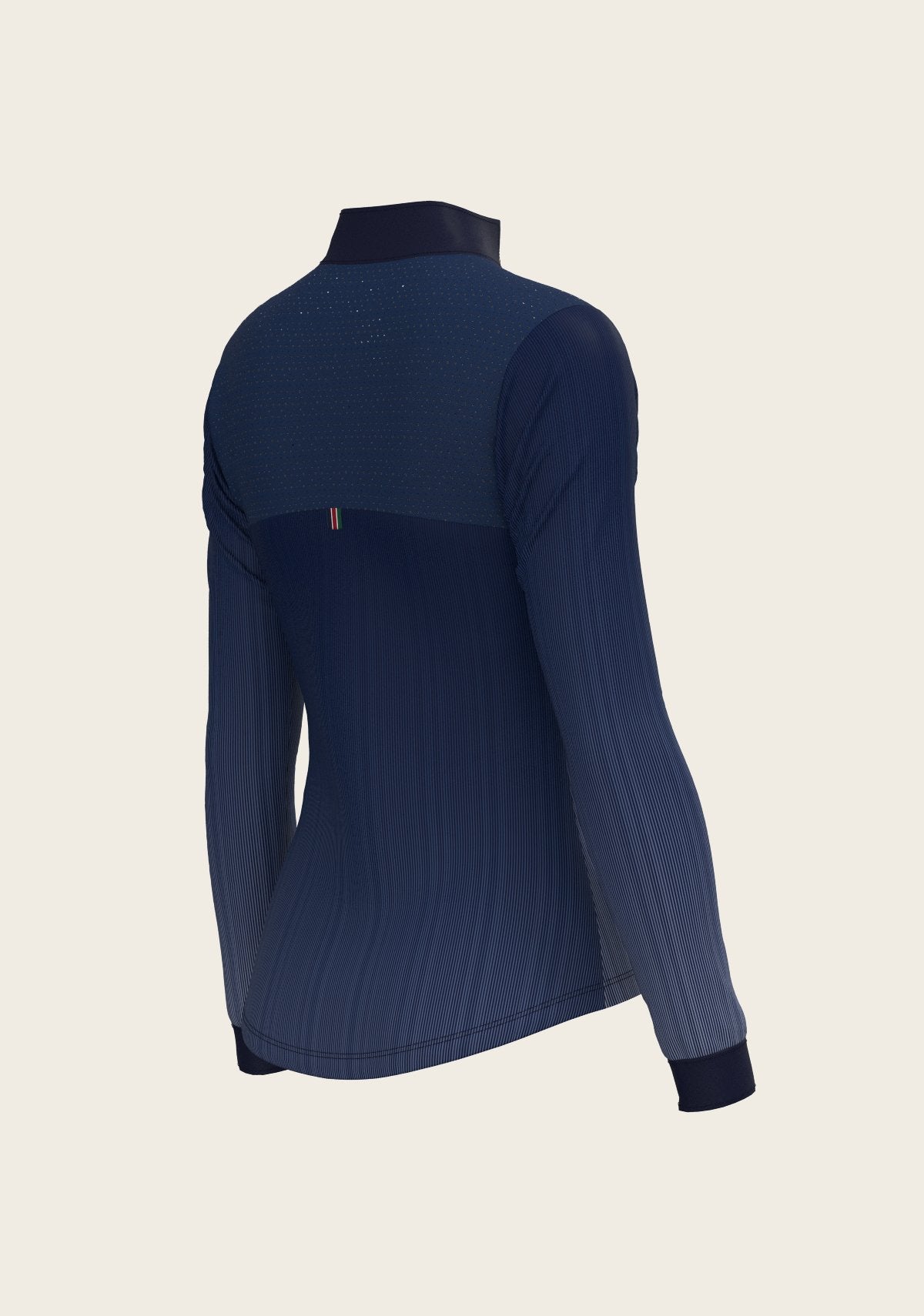 Stripes on Navy Sport Sun Shirt - Espoir Equestrian - Equiluxe Tack