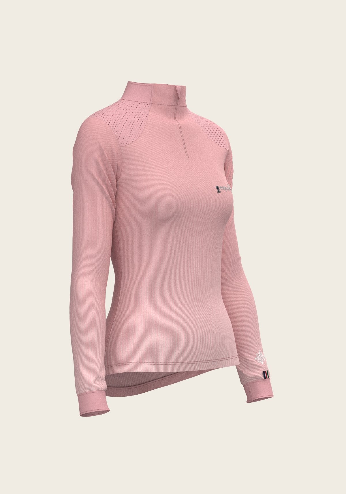  Stripes on Rose Sport Sun Shirt - Espoir Equestrian - Equiluxe Tack