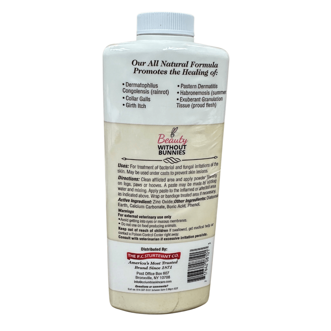 Sturtevant’s Large Animal Formula Veterinary Antiseptic Powder 8 oz. - Equiluxe Tack - Equiluxe Tack