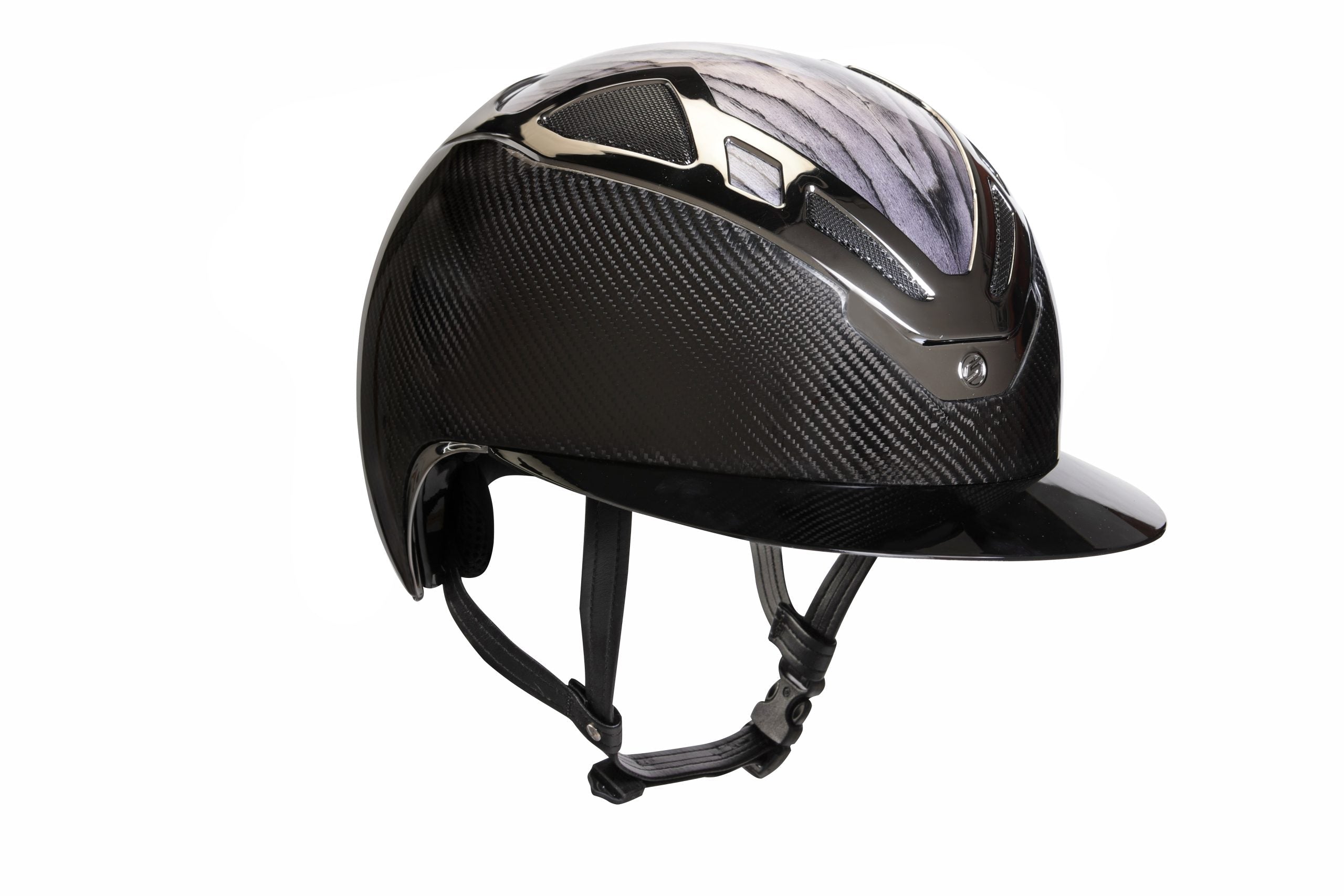 Suomy Apex Riding Helmet – Carbon Wood Black Glossy - American Equus - Equiluxe Tack