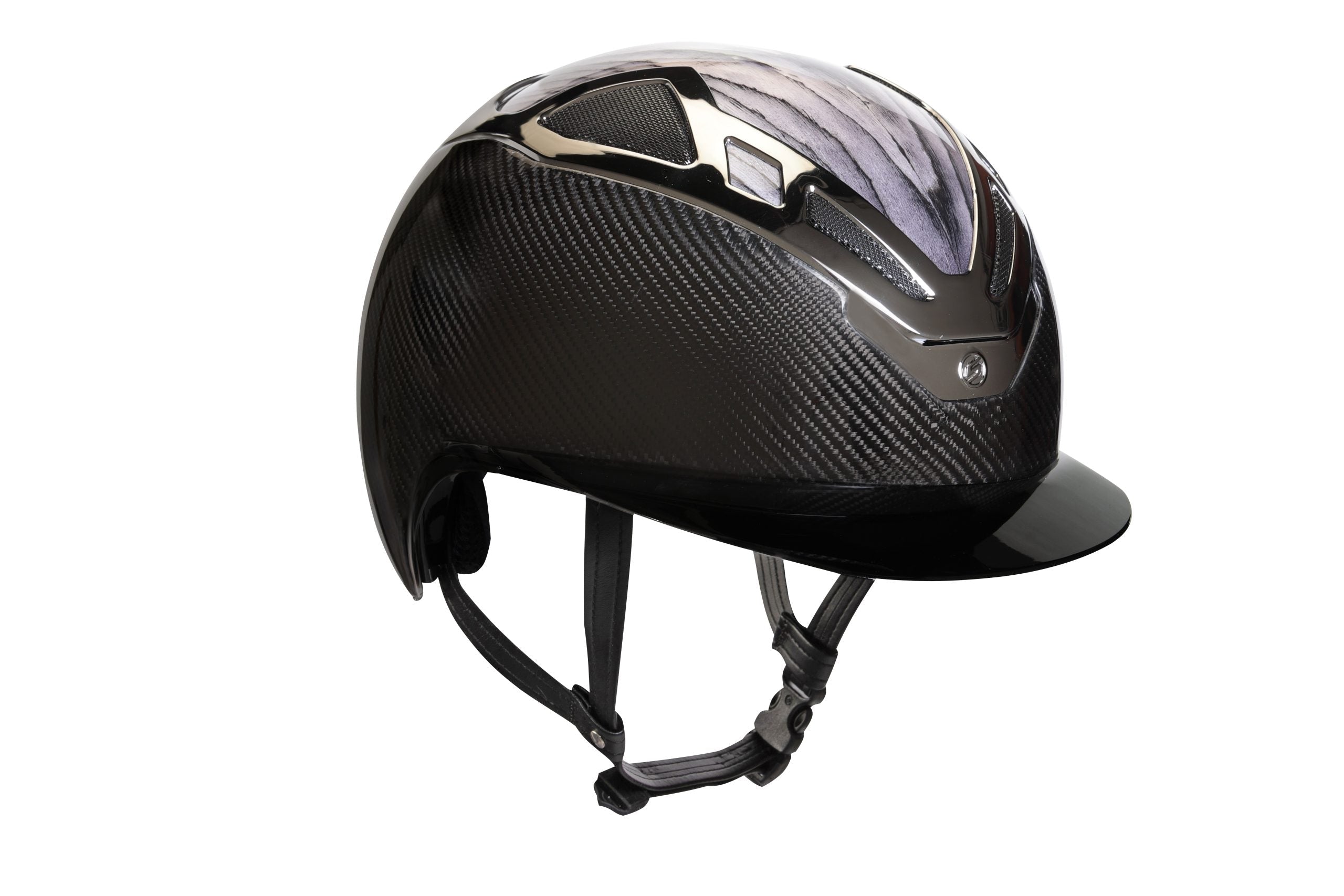 Suomy Apex Riding Helmet – Carbon Wood Black Glossy - American Equus - Equiluxe Tack