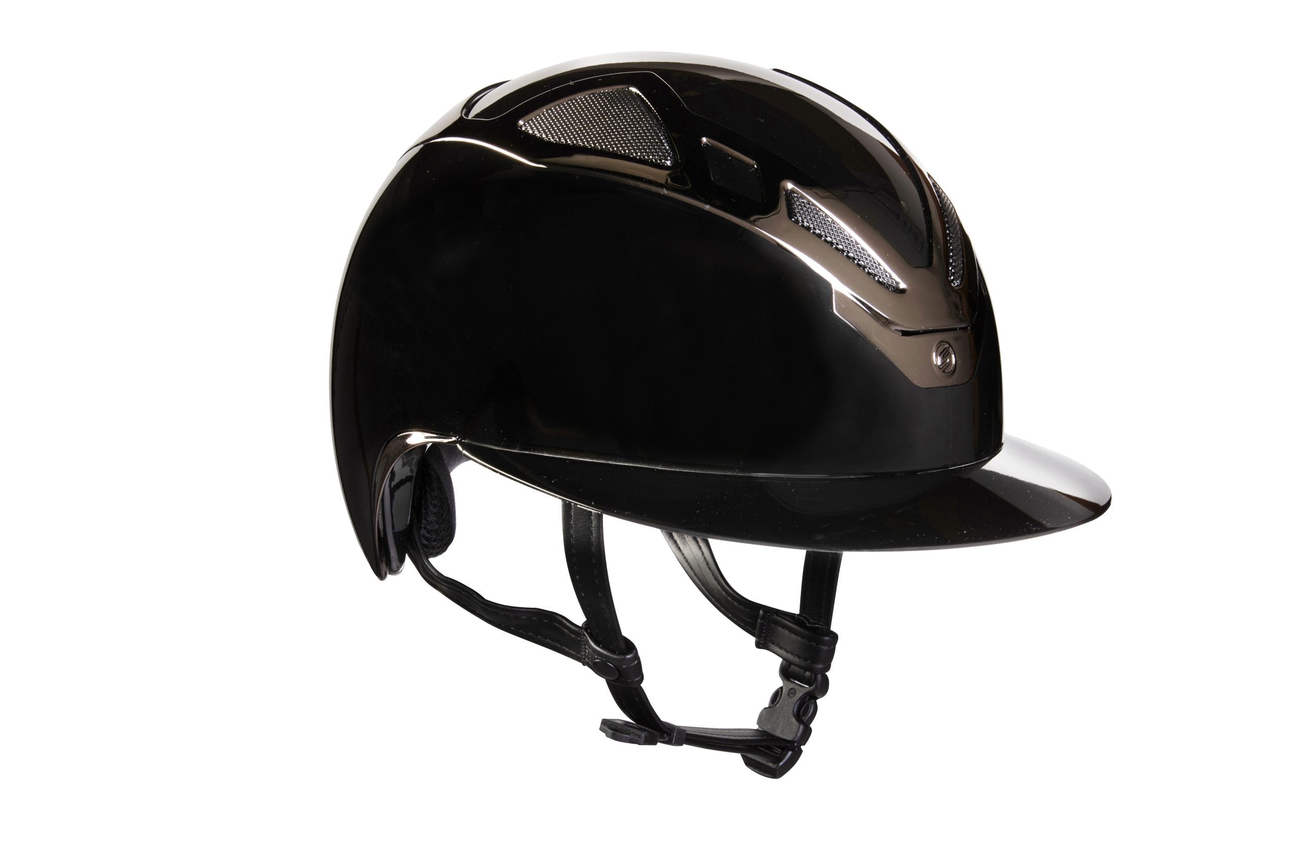 Suomy Apex Riding Helmet – Chrome Black Glossy - American Equus - Equiluxe Tack