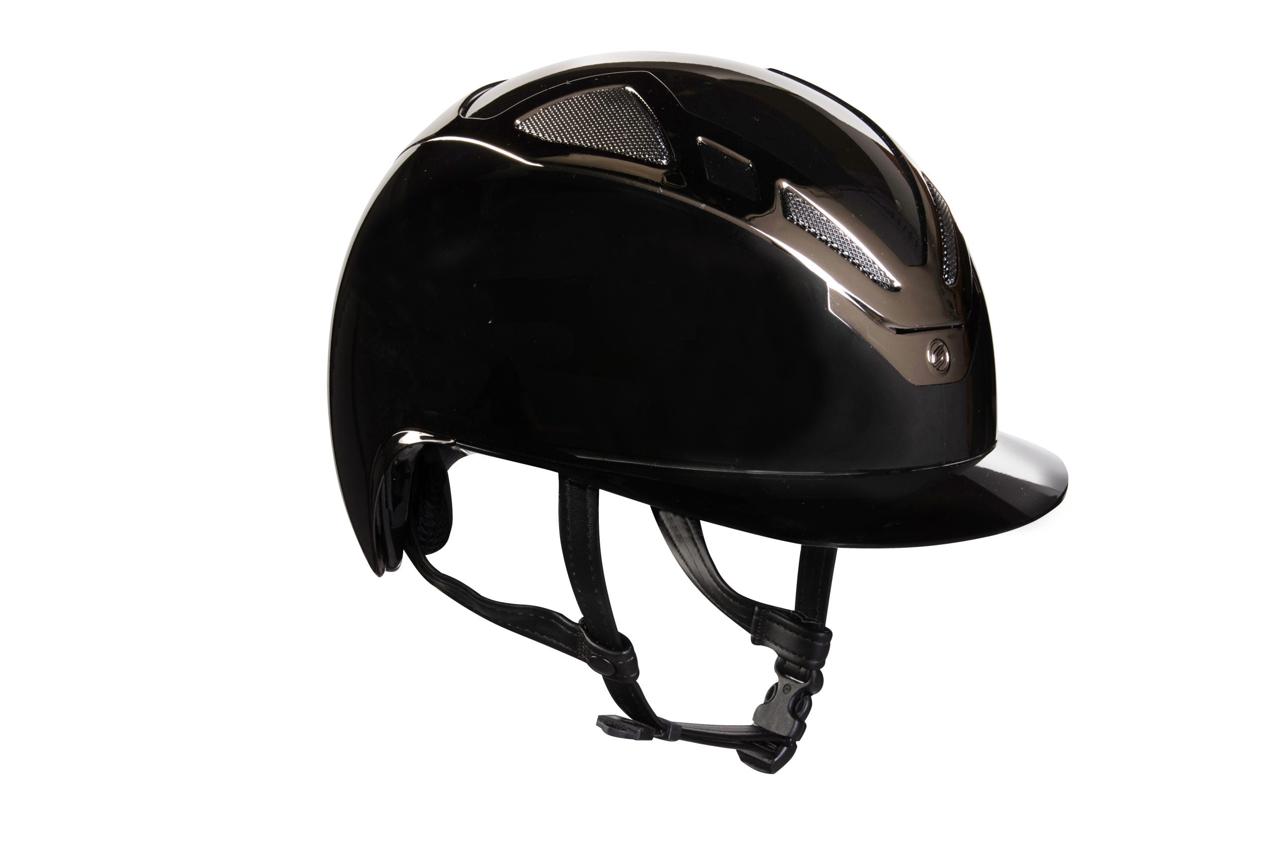 Suomy Apex Riding Helmet – Chrome Black Glossy - American Equus - Equiluxe Tack