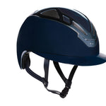 Suomy Apex Riding Helmet – Chrome Blue Navy Glossy - American Equus - Equiluxe Tack