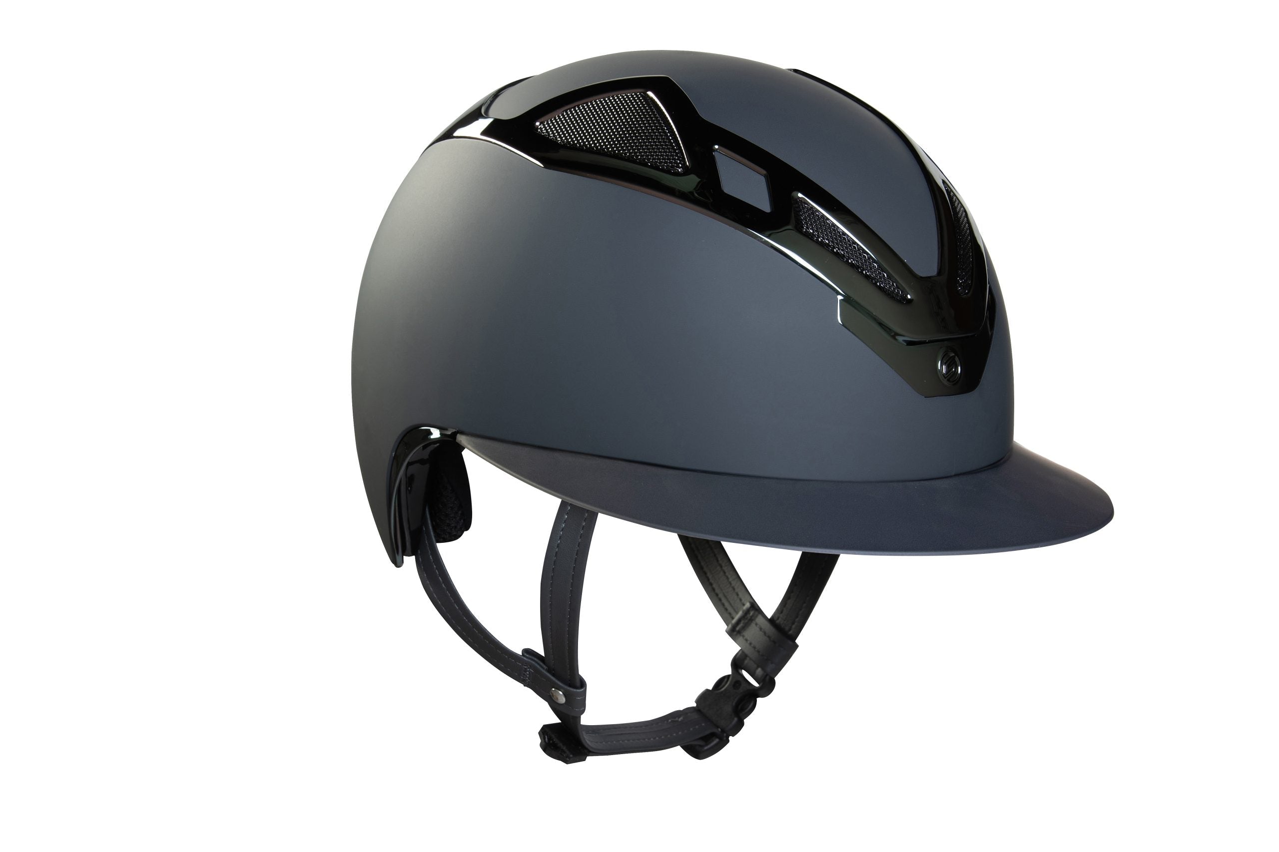 Suomy Apex Riding Helmet – Chrome Blue Navy Matte - American Equus - Equiluxe Tack