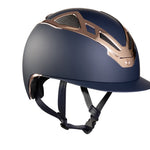 Suomy Apex Riding Helmet – Chrome Blue/Rose Gold Matte - American Equus - Equiluxe Tack
