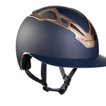Suomy Apex Riding Helmet – Chrome Blue/Rose Gold Matte - American Equus - Equiluxe Tack