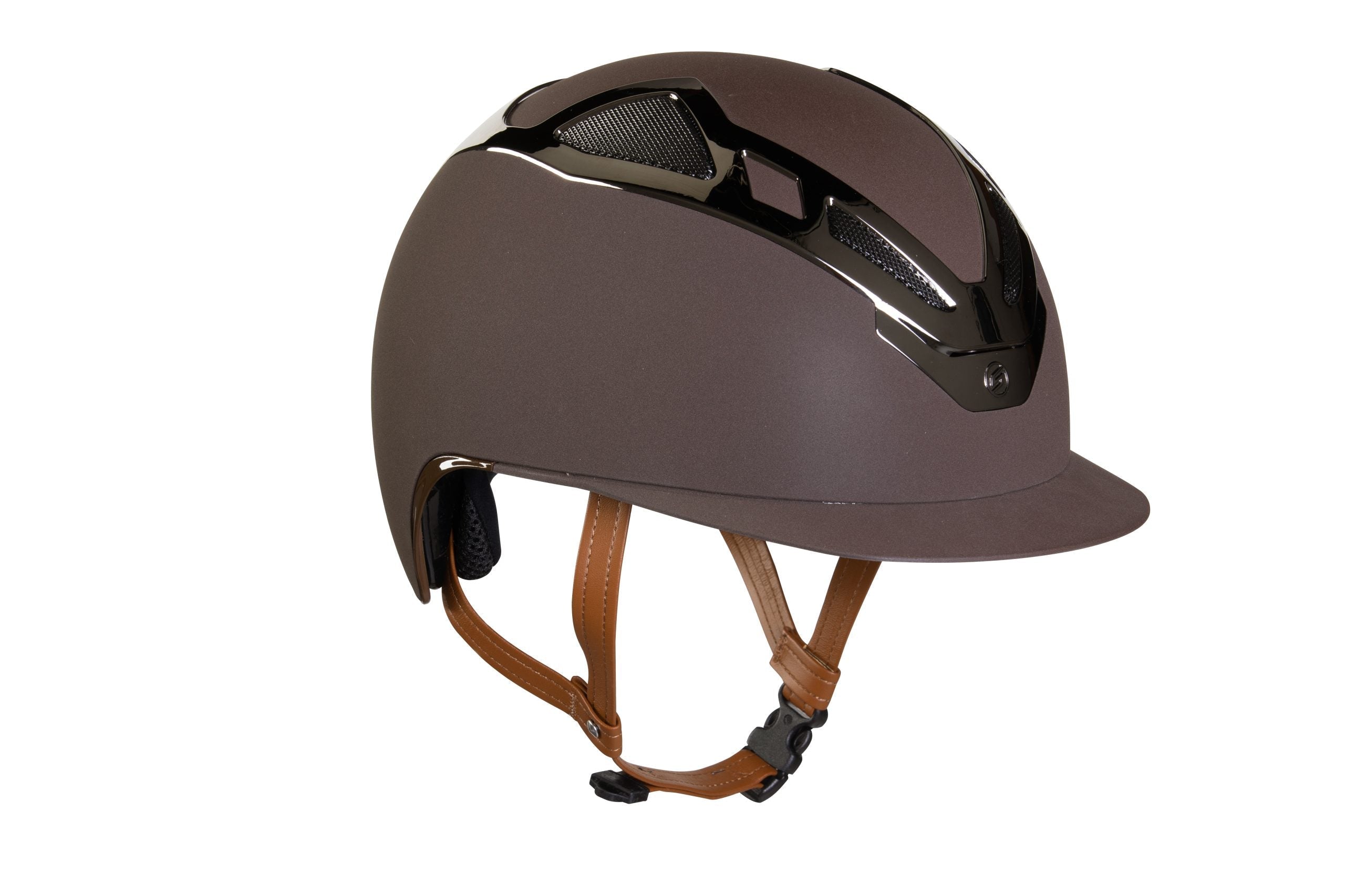Suomy Apex Riding Helmet – Chrome Brown Matte - American Equus - Equiluxe Tack
