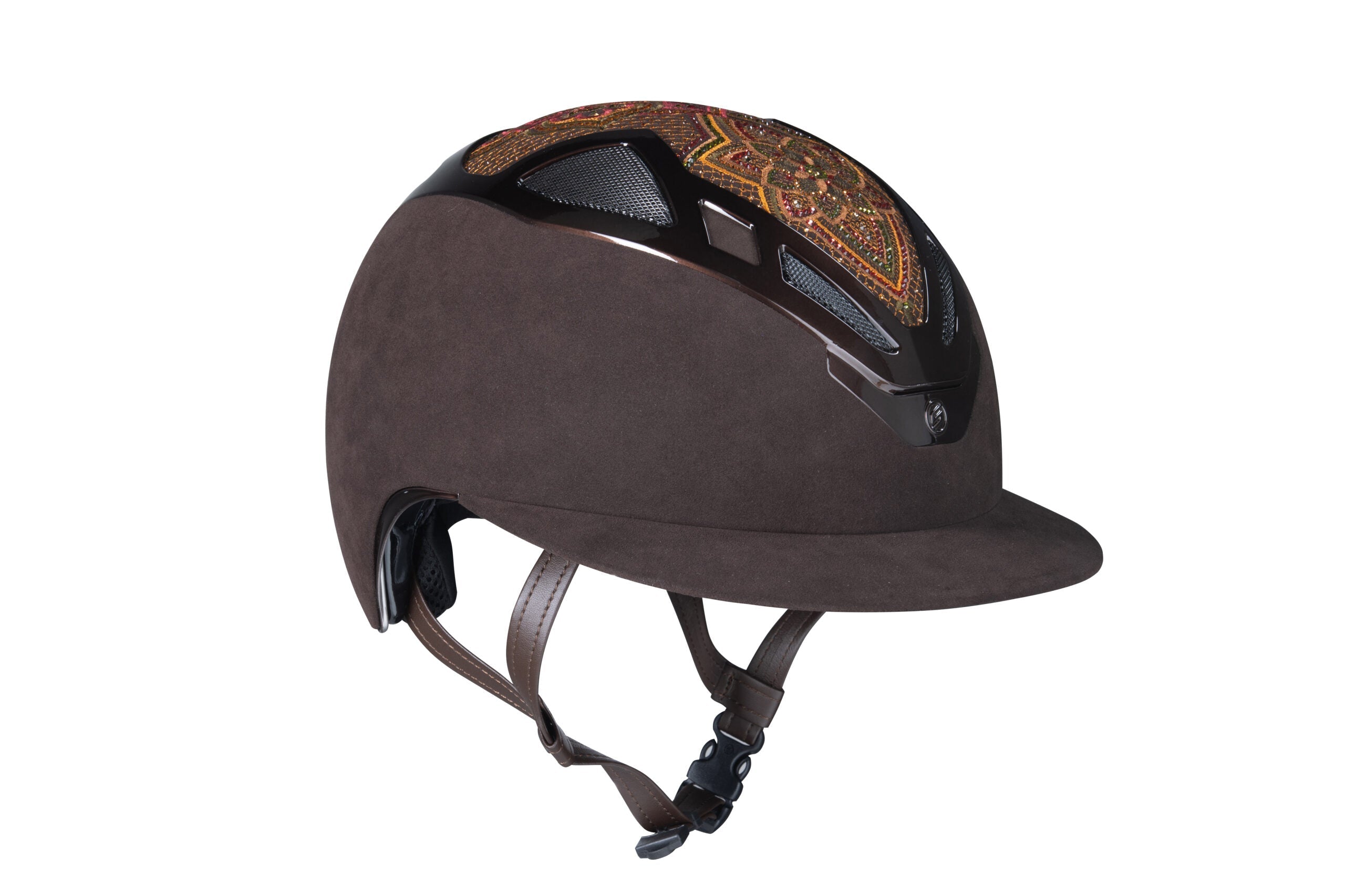 Suomy Apex Riding Helmet – Damask Brown (Lady) - Equiluxe Tack