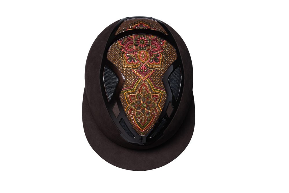 Suomy Apex Riding Helmet – Damask Brown (Lady) - Equiluxe Tack
