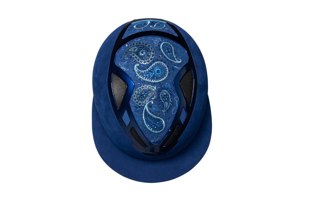 Suomy Apex Riding Helmet – Damask Total Blue (Lady) - Equiluxe Tack