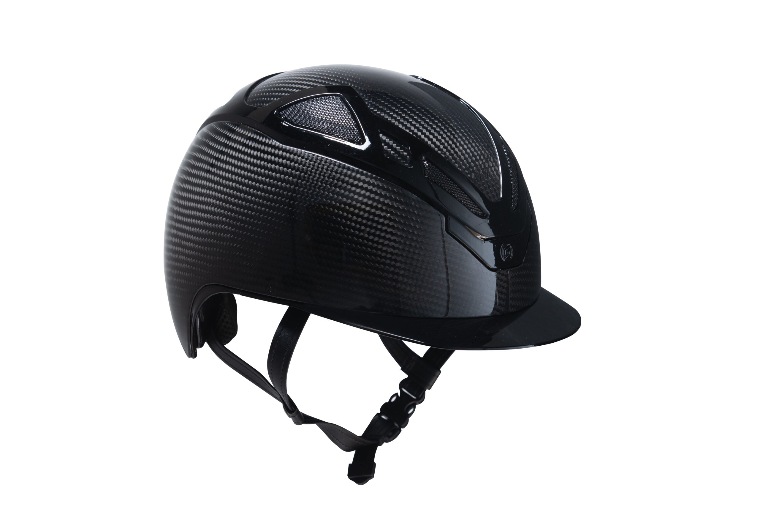 Suomy Apex Riding Helmet – Full Carbon Black Glossy - Equiluxe Tack