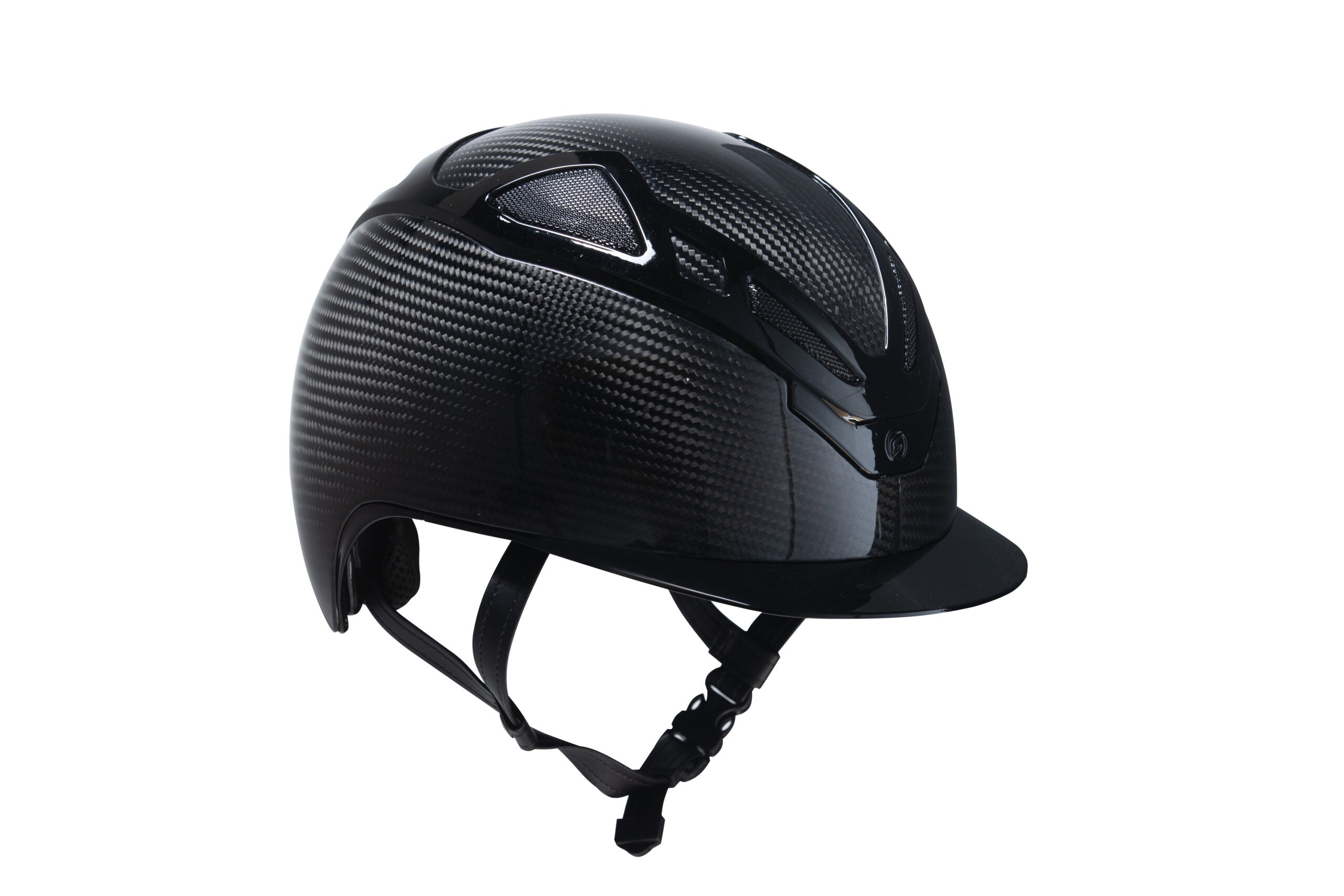 Suomy Apex Riding Helmet – Full Carbon Black Glossy - Equiluxe Tack