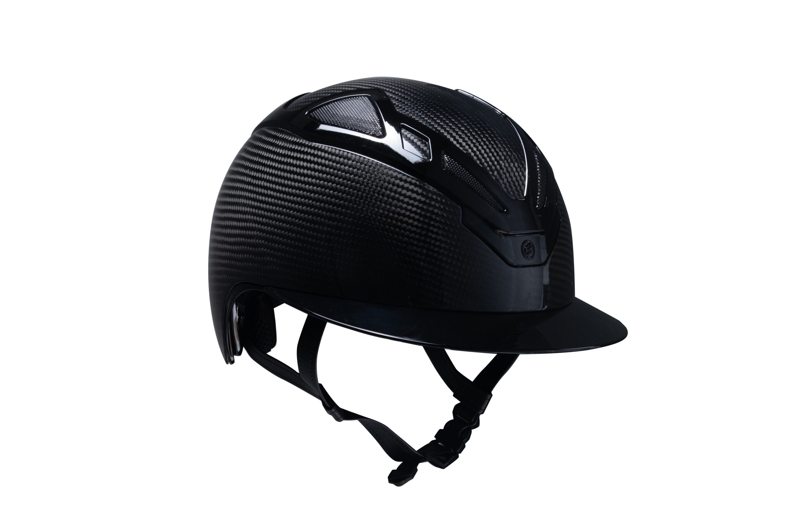 Suomy Apex Riding Helmet – Full Carbon Black Glossy - Equiluxe Tack