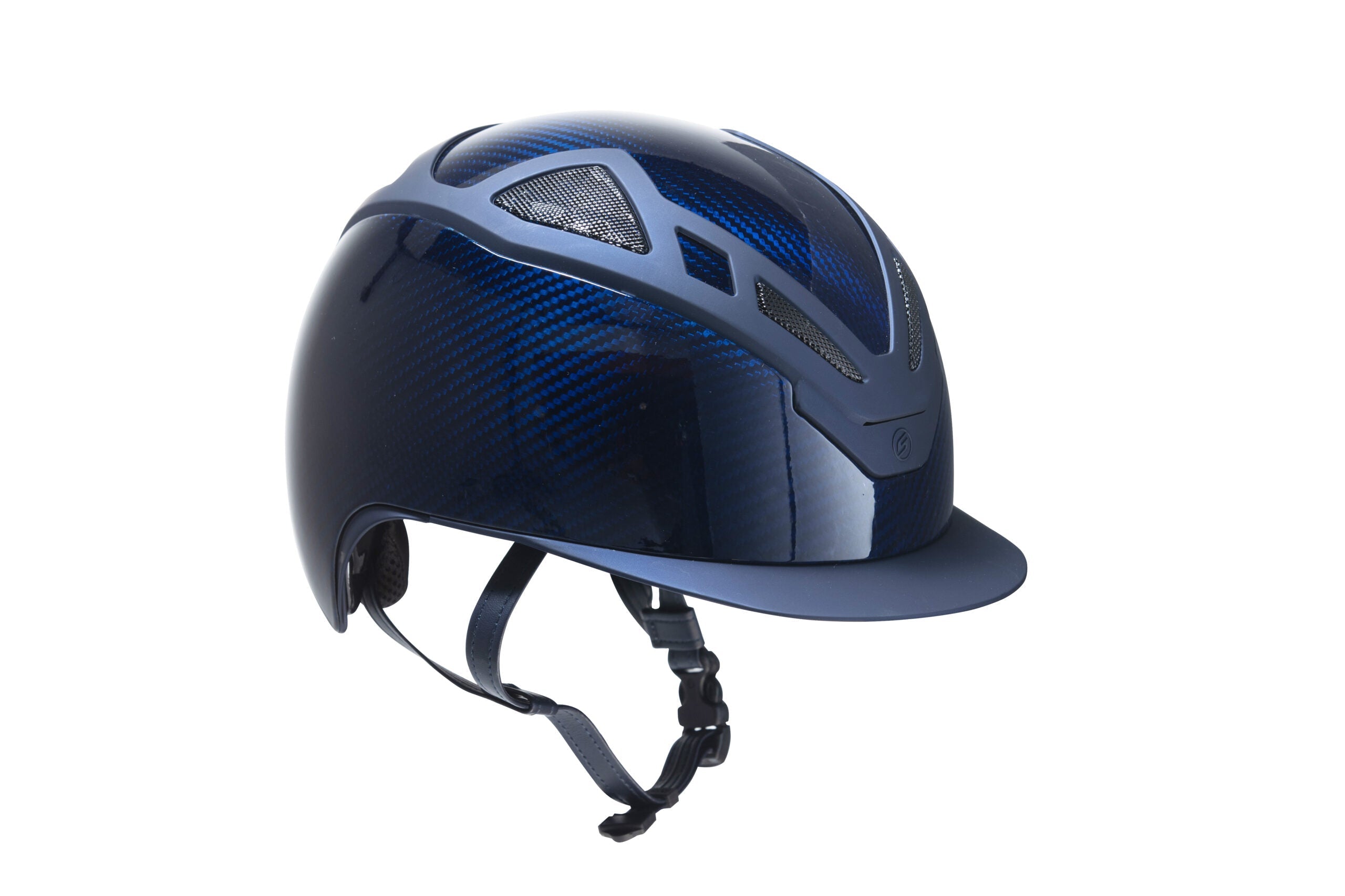 Suomy Apex Riding Helmet – Full Carbon Blue Glossy - Equiluxe Tack