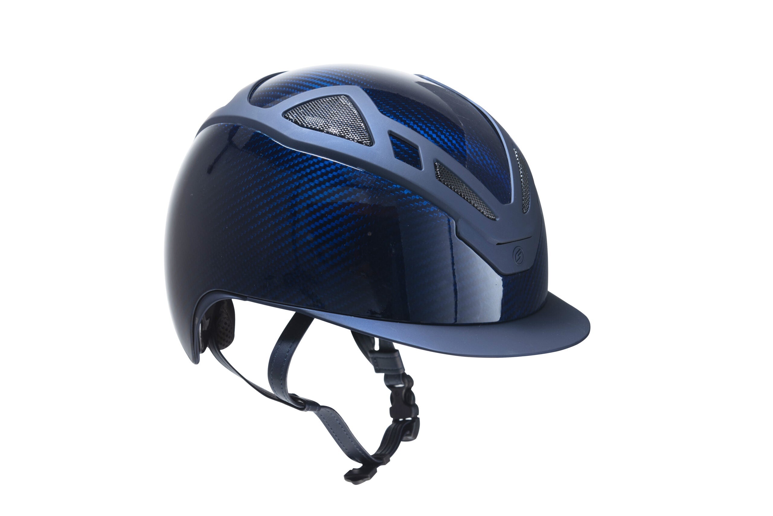 Suomy Apex Riding Helmet – Full Carbon Blue Glossy - Equiluxe Tack