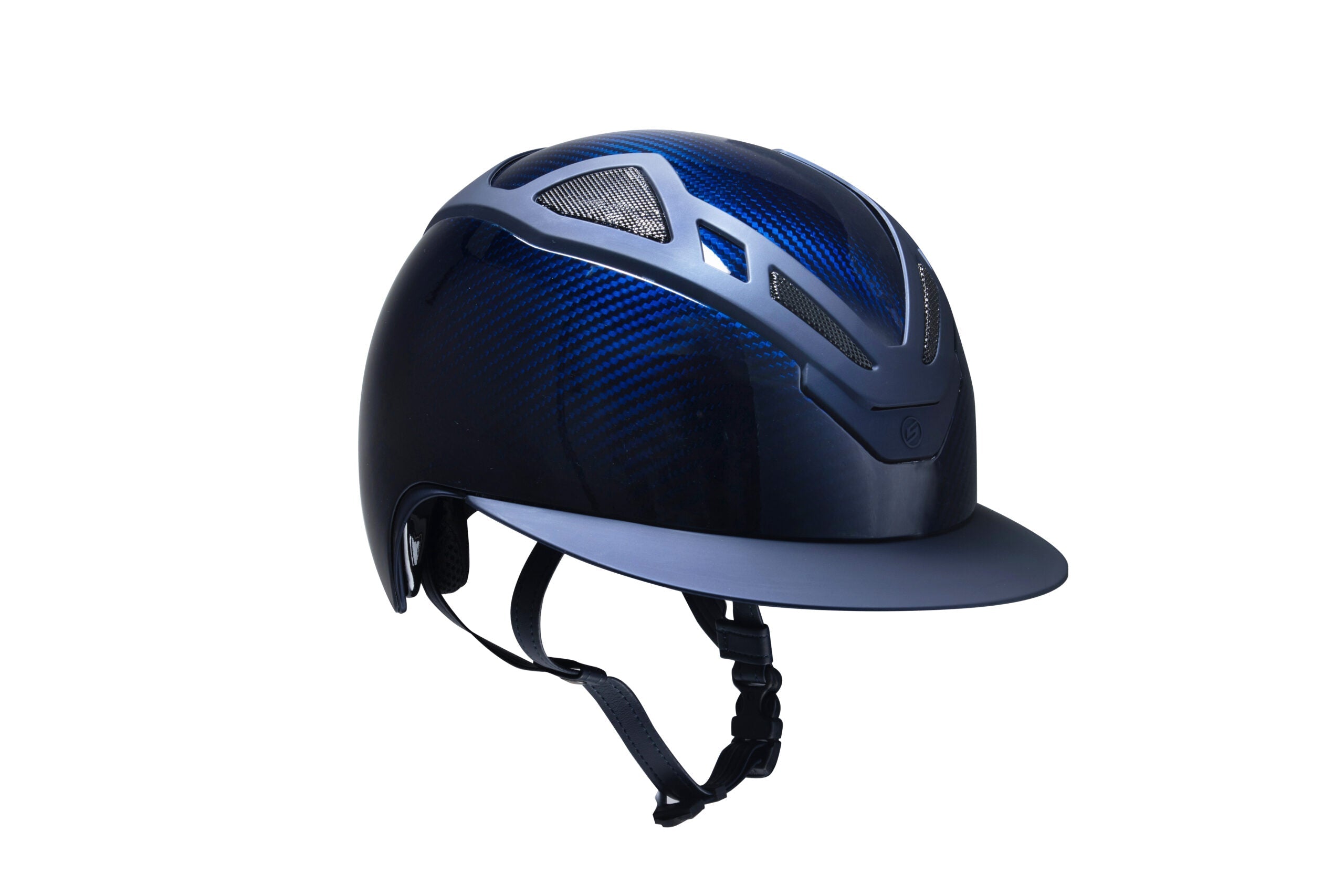 Suomy Apex Riding Helmet – Full Carbon Blue Glossy - Equiluxe Tack