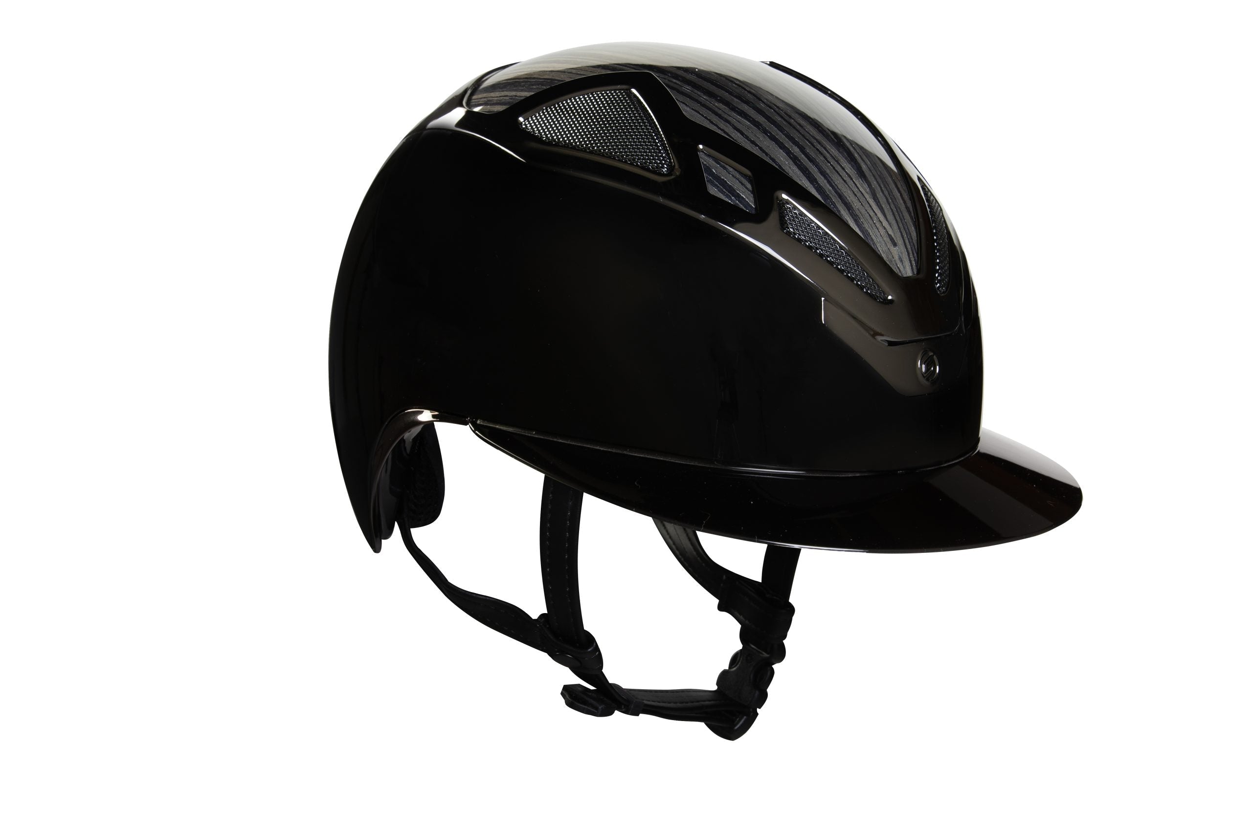 Suomy Apex Riding Helmet – Wood Black Glossy - Equiluxe Tack