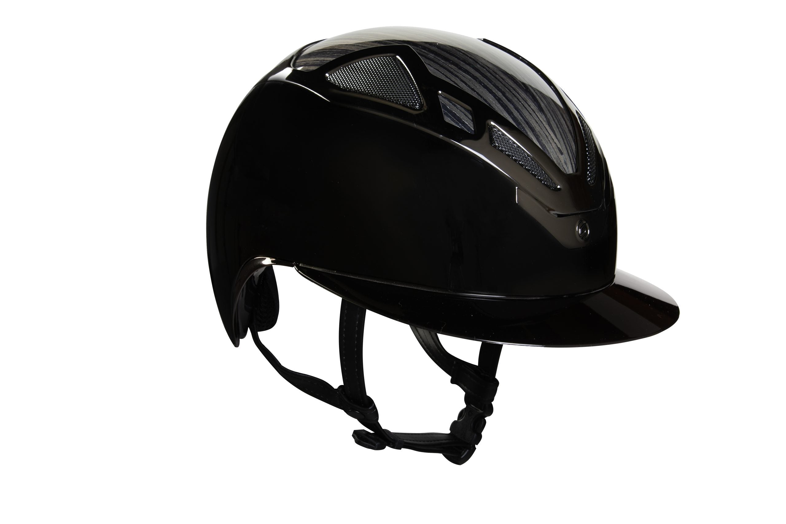 Suomy Apex Riding Helmet – Wood Black Glossy - Equiluxe Tack