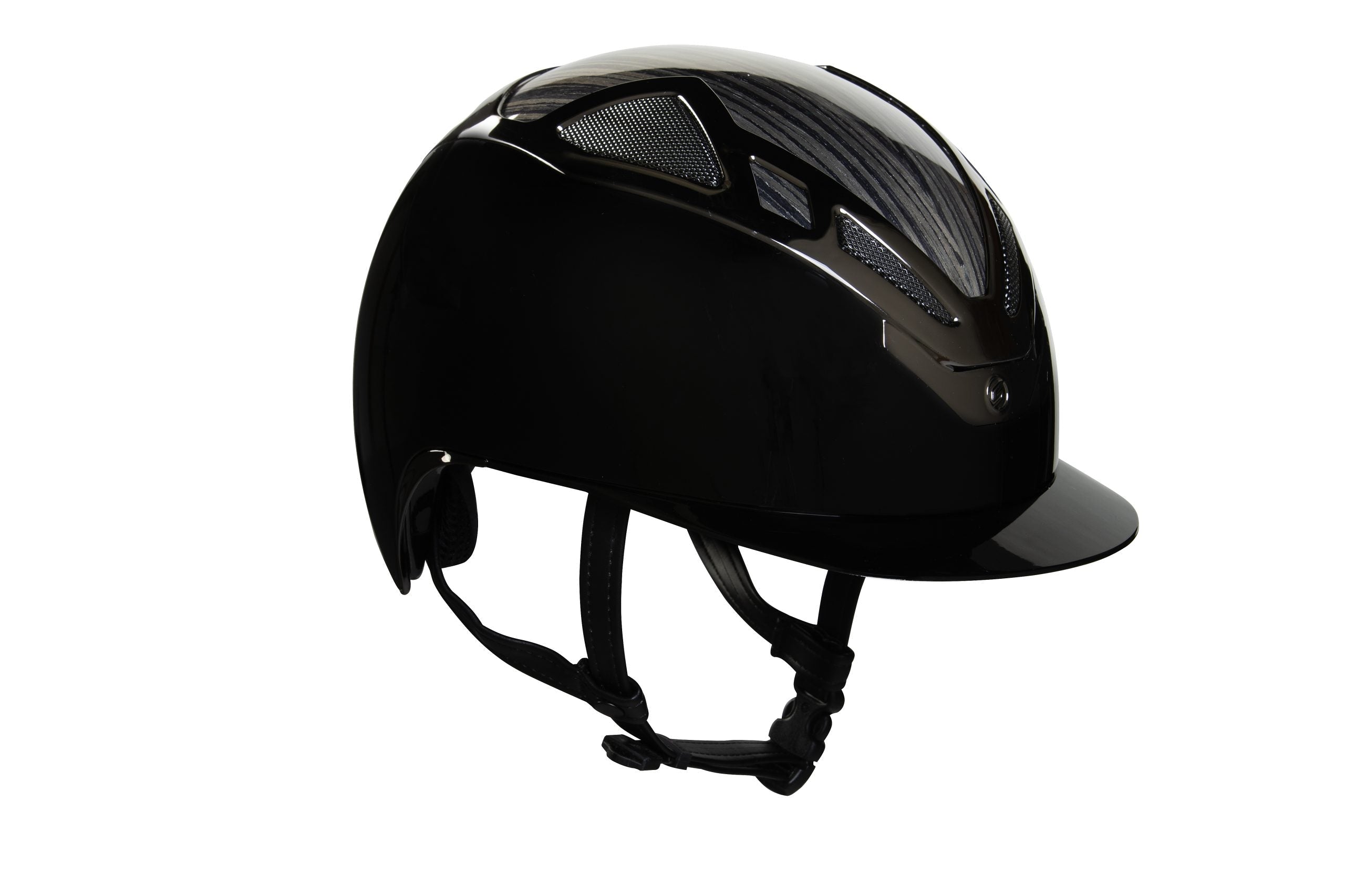 Suomy Apex Riding Helmet – Wood Black Glossy - Equiluxe Tack