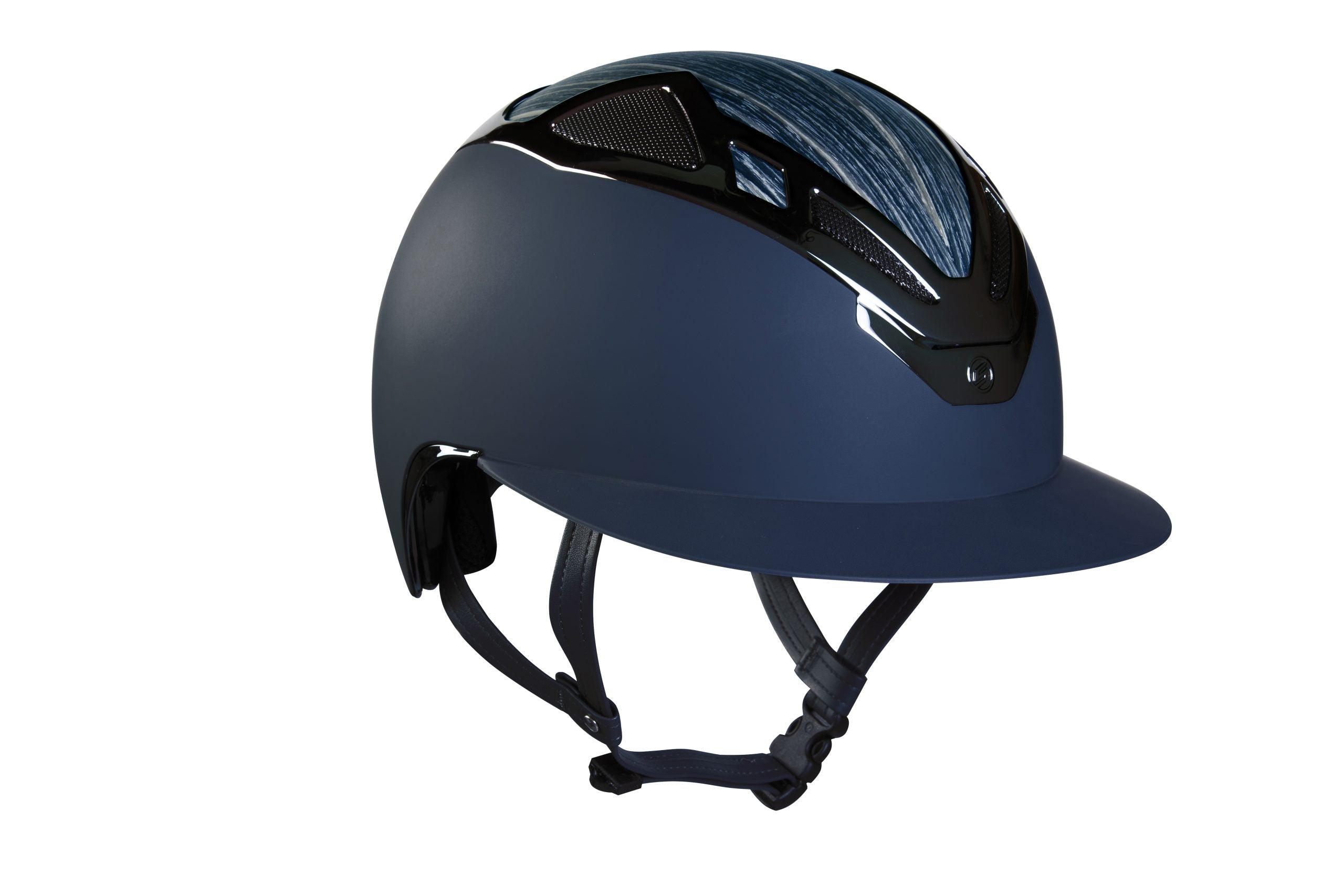 Suomy Apex Riding Helmet – Wood Blue Navy Matte - Equiluxe Tack