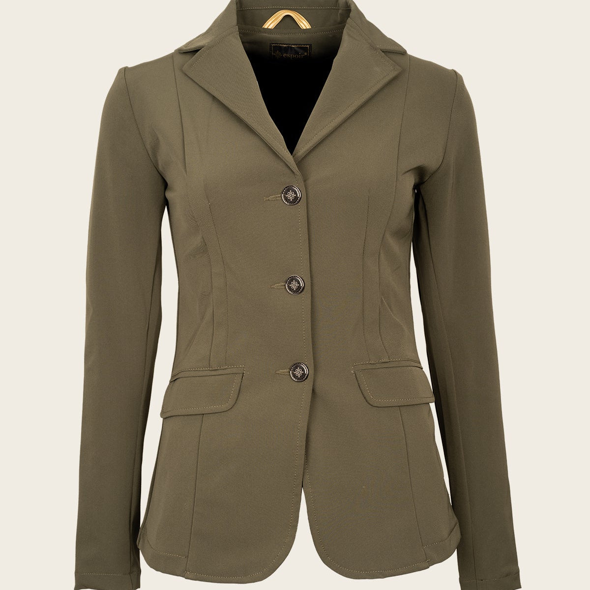 Super Lightweight Olive Hunter Show Jacket - Espoir Equestrian - Equiluxe Tack