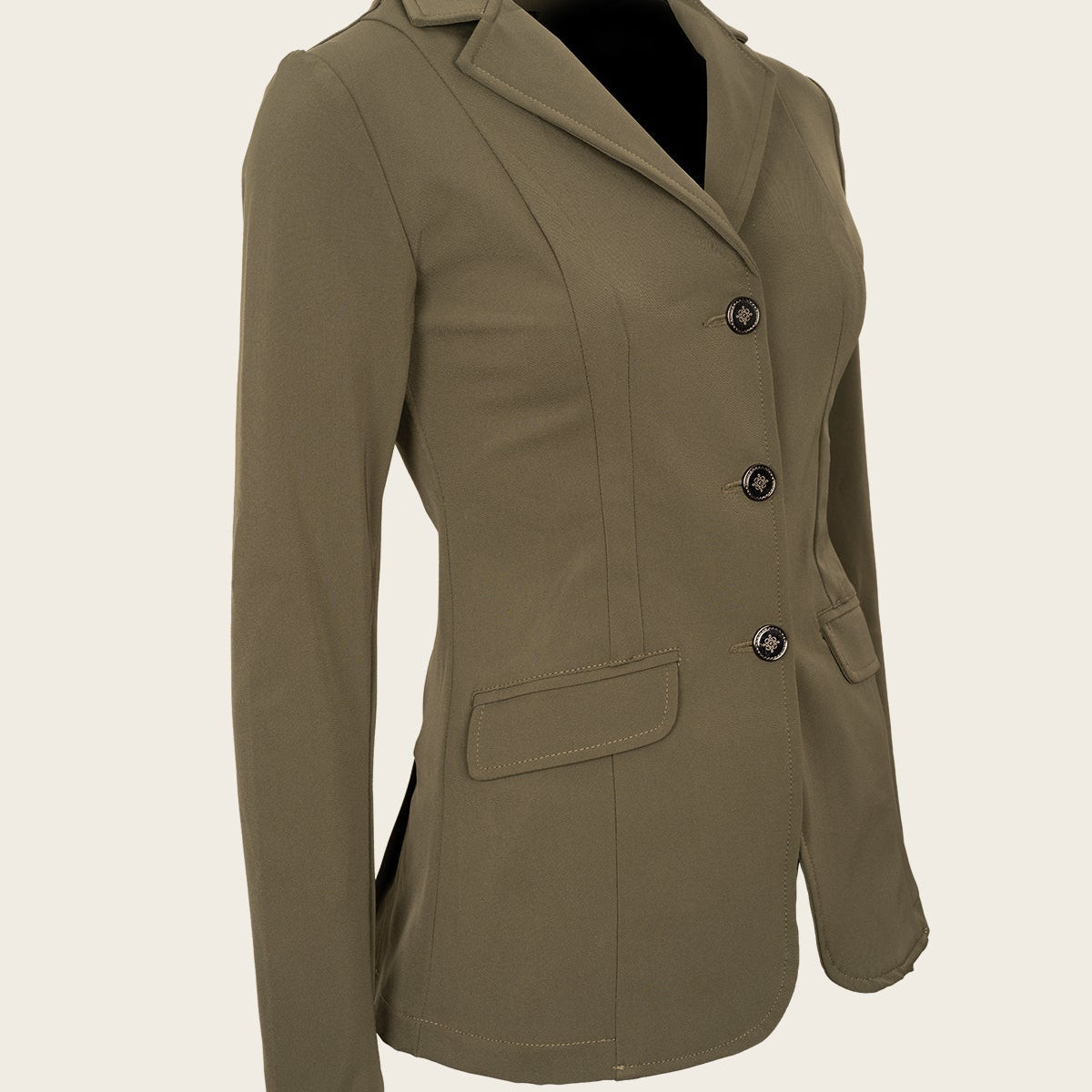 Super Lightweight Olive Hunter Show Jacket - Espoir Equestrian - Equiluxe Tack