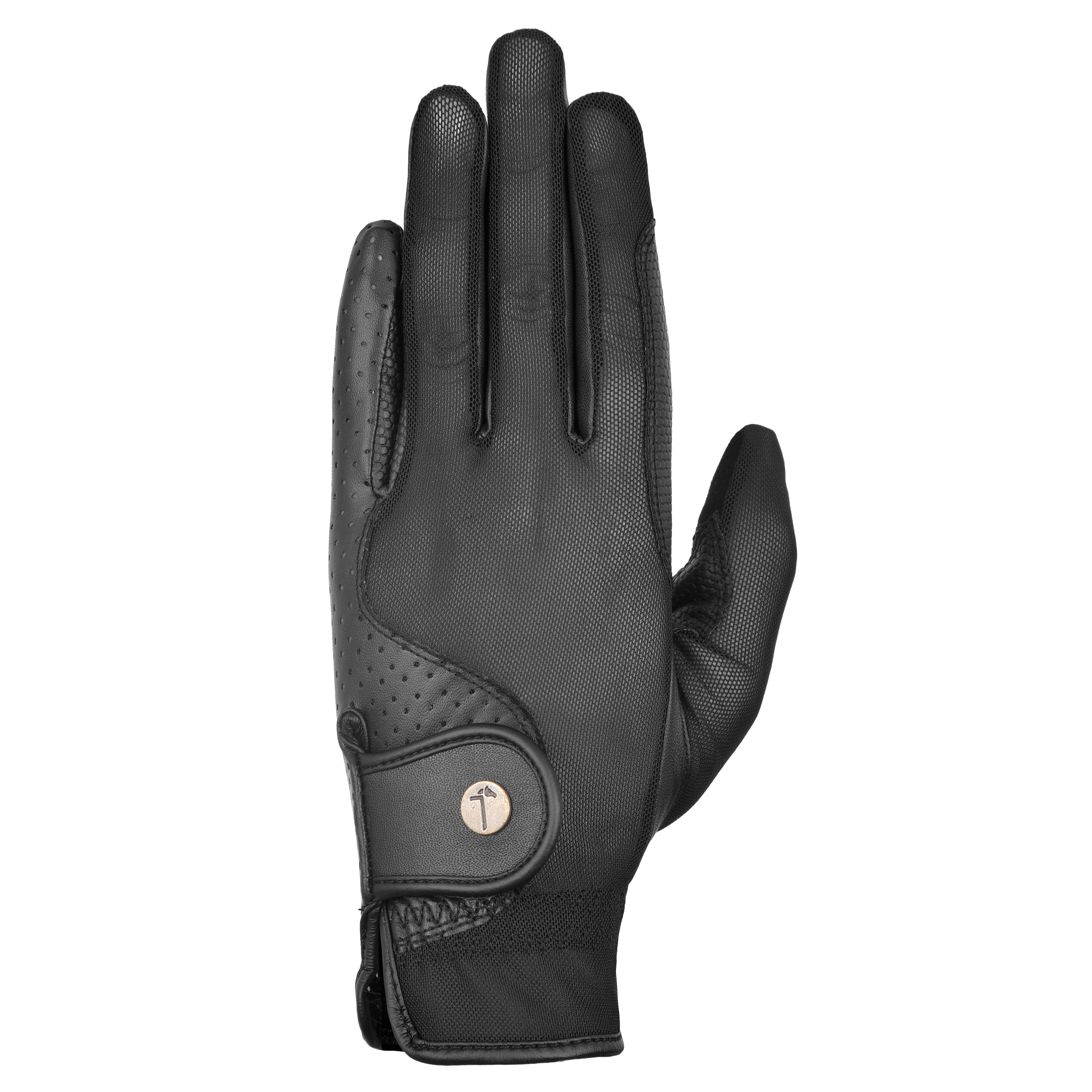 Tactiq Model I Black Riding Gloves - Equiluxe Tack