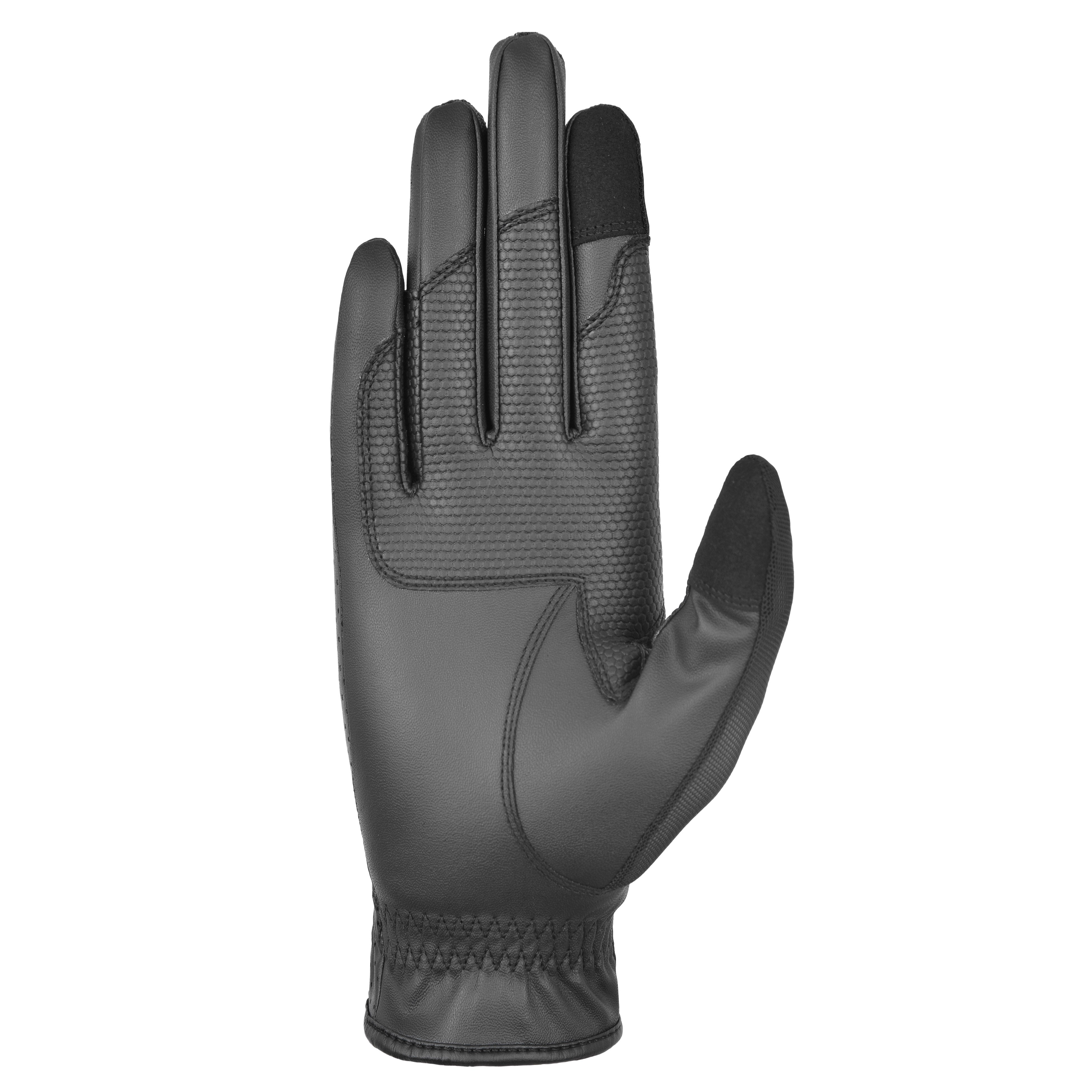 Tactiq Model I Black Riding Gloves - Equiluxe Tack